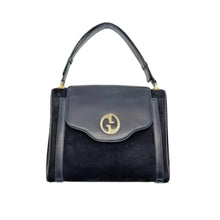 Carica l'immagine nel visualizzatore di Gallery, Borsa a Spalla in Velluto Blu