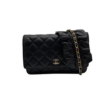 Carica l'immagine nel visualizzatore di Gallery, Romance Wallet on Chain in Pelle Nera