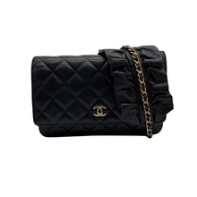 Carica l'immagine nel visualizzatore di Gallery, Romance Wallet on Chain in Pelle Nera