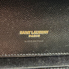 Carica l'immagine nel visualizzatore di Gallery, Pochette Envelope in Pelle Nera