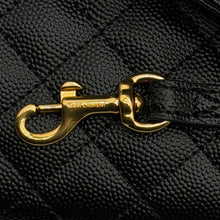 Carica l'immagine nel visualizzatore di Gallery, Pochette Envelope in Pelle Nera