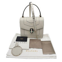 Carica l'immagine nel visualizzatore di Gallery, Borsa Serpenti Forever in Pelle Bianca