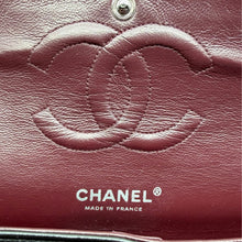 Carica l'immagine nel visualizzatore di Gallery, Borsa Classica Double Flap in Pelle Nera