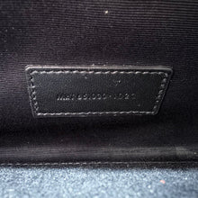 Carica l'immagine nel visualizzatore di Gallery, Pochette Envelope in Pelle Nera