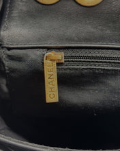 Carica l'immagine nel visualizzatore di Gallery, Flap Bag in Pelle Nera