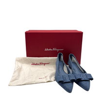 Upload the image to the Gallery viewer, Denim ballerinas