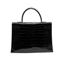 Carica l'immagine nel visualizzatore di Gallery, Kelly 35 vintage in pelle di coccodrillo