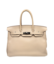 Carica l'immagine nel visualizzatore di Gallery, Birkin 35 in Pelle Togo Gris Tourterelle