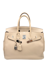 Carica l'immagine nel visualizzatore di Gallery, Birkin 35 in Pelle Togo Gris Tourterelle