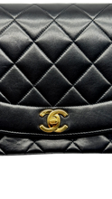 Carica l'immagine nel visualizzatore di Gallery, Borsa Diana in Pelle Nera