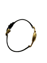 Carica l'immagine nel visualizzatore di Gallery, Orologio Vintage in Pelle Nero