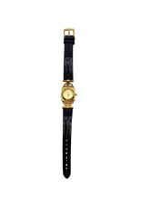 Carica l'immagine nel visualizzatore di Gallery, Orologio Vintage in Pelle Nero