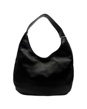 Carica l'immagine nel visualizzatore di Gallery, Hobo Bag in Pelle Nera