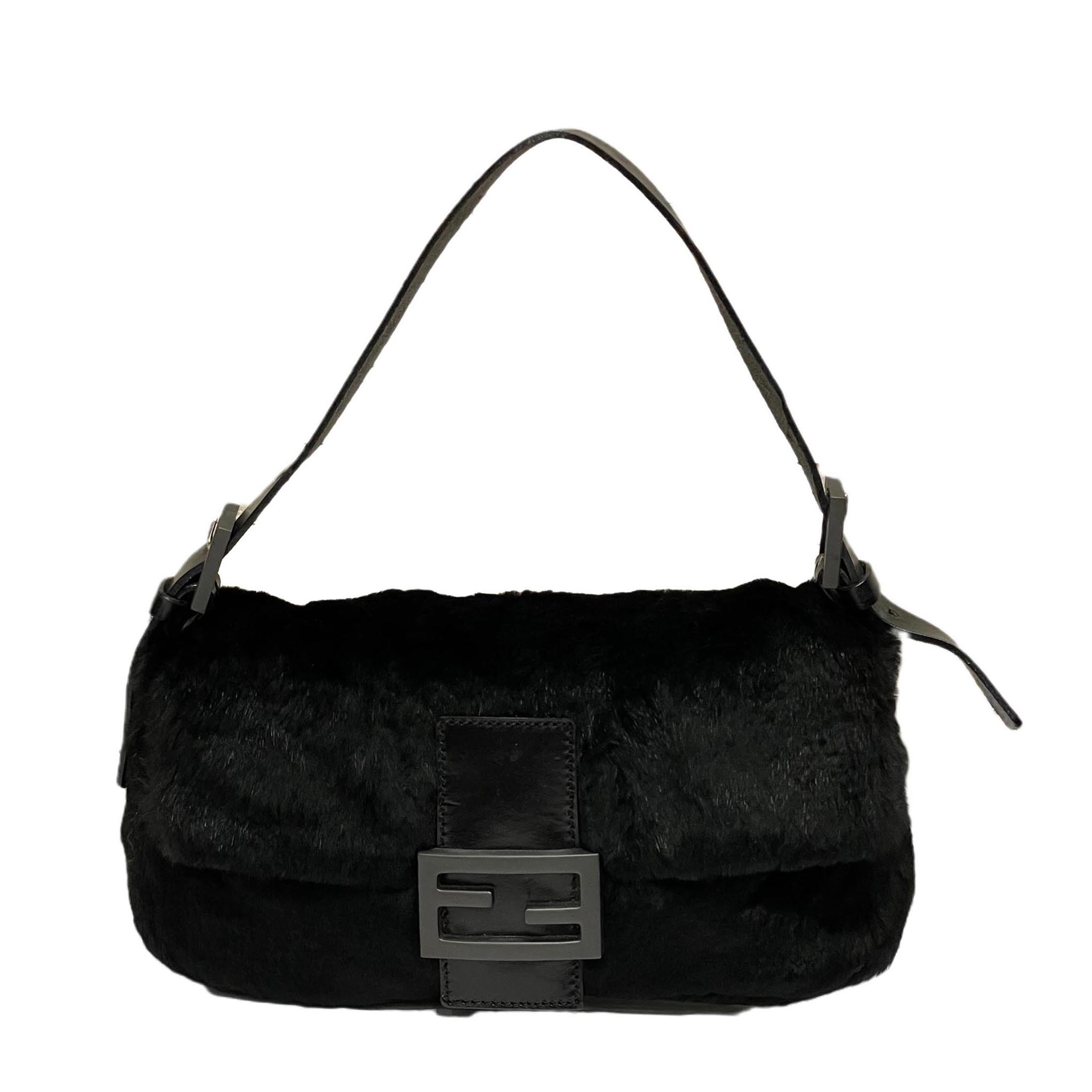 Fendi baguette on sale fur