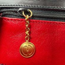 Upload the image to the Gallery viewer, Black Leather and Bamboo Bag
