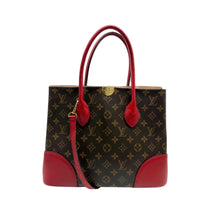 Carica l'immagine nel visualizzatore di Gallery, Borsa Flandrin in Tela Monogram e Dettagli in Pelle Rossa
