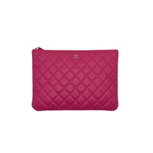 Carica l'immagine nel visualizzatore di Gallery, Pochette in Pelle di Agnello Fucsia
