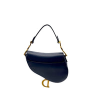 Upload the image to the Gallery viewer, Mini Saddle in Blue Leather
