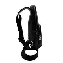 Carica l'immagine nel visualizzatore di Gallery, Avenue Slingbag in Pelle Nera

