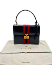 Carica l'immagine nel visualizzatore di Gallery, Borsa Vintage in Pelle Blu
