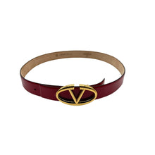 Upload the image to the Gallery viewer, Cintura in Pelle Verniciata Rossa
