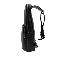 Carica l'immagine nel visualizzatore di Gallery, Avenue Slingbag in Pelle Nera
