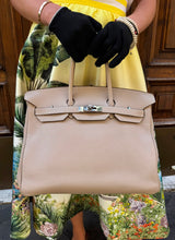 Carica l'immagine nel visualizzatore di Gallery, Birkin 35 in Pelle Togo Gris Tourterelle  
