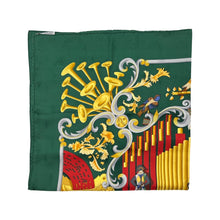 Carica l&#39;immagine nel visualizzatore di Gallery, Green Hermes Silk Scarf
