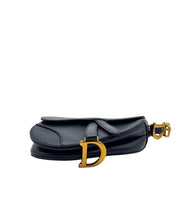 Upload the image to the Gallery viewer, Mini Saddle in Blue Leather
