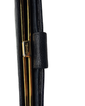 Carica l&#39;immagine nel visualizzatore di Gallery, Portafoglio in Pelle Nera Trapuntata
