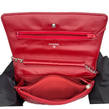 Carica l'immagine nel visualizzatore di Gallery, Wallet on Chain in Pelle di Agnello Bordeaux
