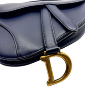 Upload the image to the Gallery viewer, Mini Saddle in Blue Leather
