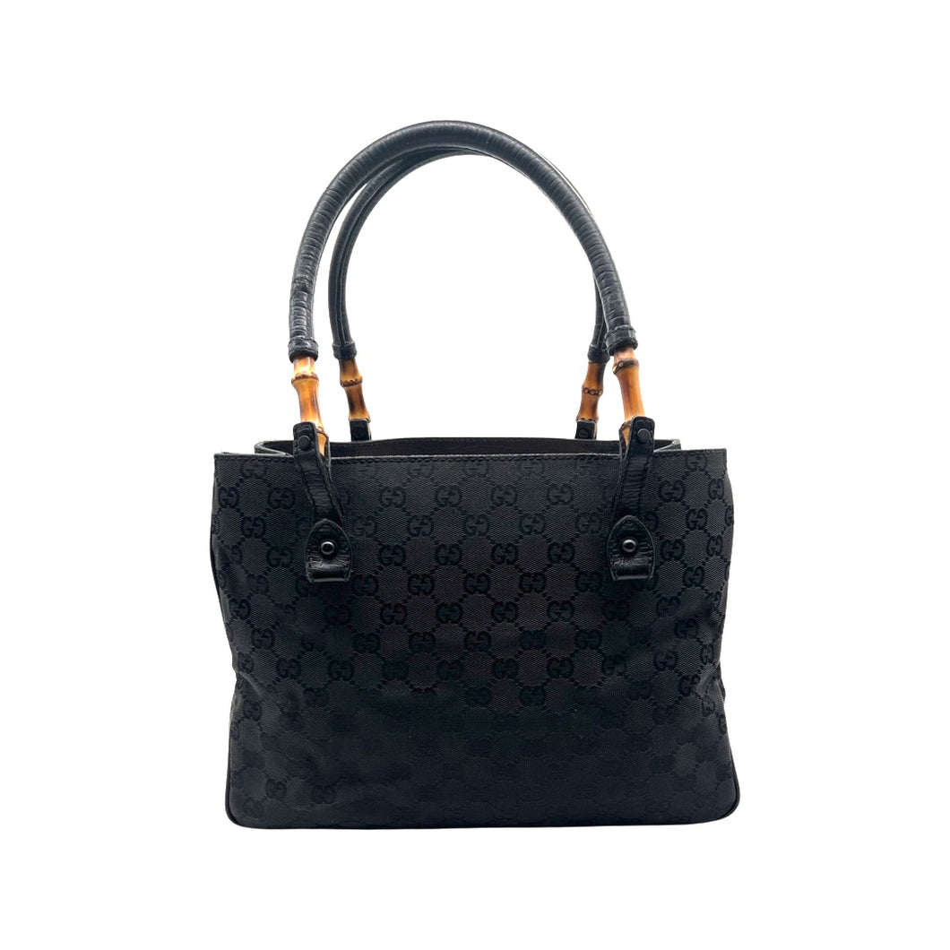 Gucci Bamboo Canvas Bag