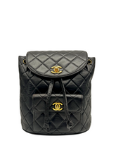 Upload the image to the Gallery viewer, Zaino Duma in Pelle Nero
