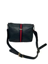 Carica l'immagine nel visualizzatore di Gallery, Borsa a tracolla in Pelle Blu scuro
