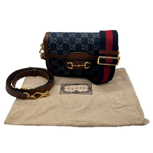 Upload the image to the Gallery viewer, Borsa Horsebit in denim
