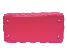 Carica l'immagine nel visualizzatore di Gallery, Borsa Lady Dior Media in Pelle Rosa  
