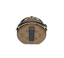 Upload the image to the Gallery viewer, Borsa Mini Boite Chapeau in Tela Monogramma Reverse 

