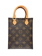 Carica l'immagine nel visualizzatore di Gallery, Borsa Petit Sac Plat in Tela Monogramma 
