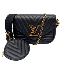Upload the image to the Gallery viewer, Borsa a tracolla Multipochette New Wave in pelle trapuntata
