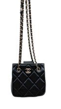 Upload the image to the Gallery viewer, Micro Pochette in Pelle Nera
