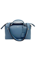 Upload the image to the Gallery viewer, Borsa By The Way in Pelle Azzurra
