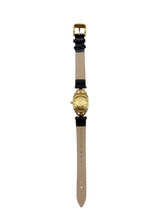 Carica l'immagine nel visualizzatore di Gallery, Orologio Vintage in Pelle Nero
