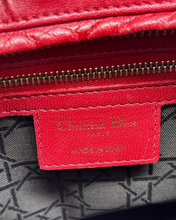 Carica l&#39;immagine nel visualizzatore di Gallery, Lady Dior in Pelle Rossa
