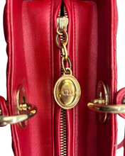 Carica l&#39;immagine nel visualizzatore di Gallery, Lady Dior in Pelle Rossa
