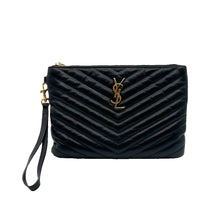 Upload the image to the Gallery viewer, Jolie Black Leather Clutch
