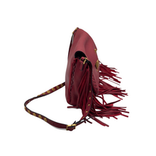 Upload the image to the Gallery viewer, Scarab Fringe Leather Bag
