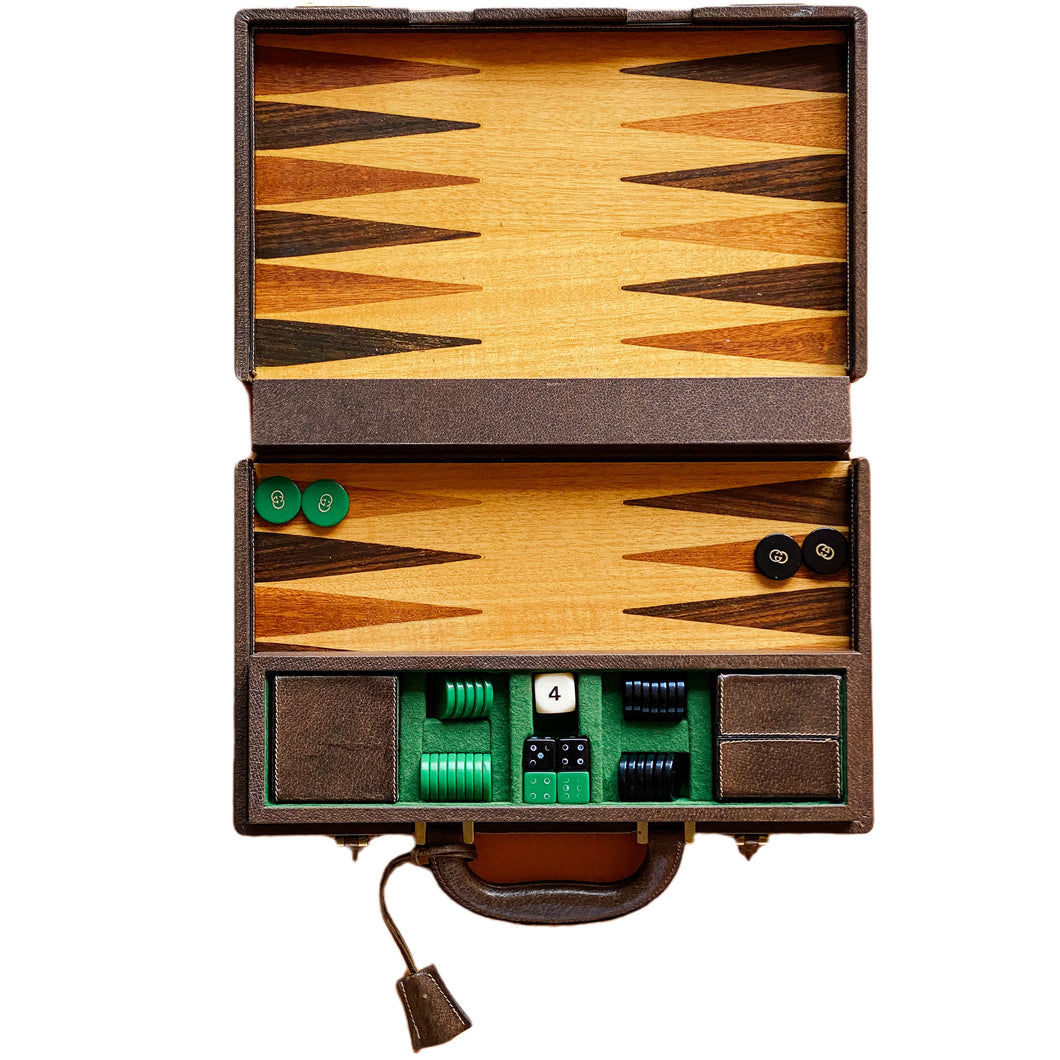 Valigia Set da Backgammon Vintage