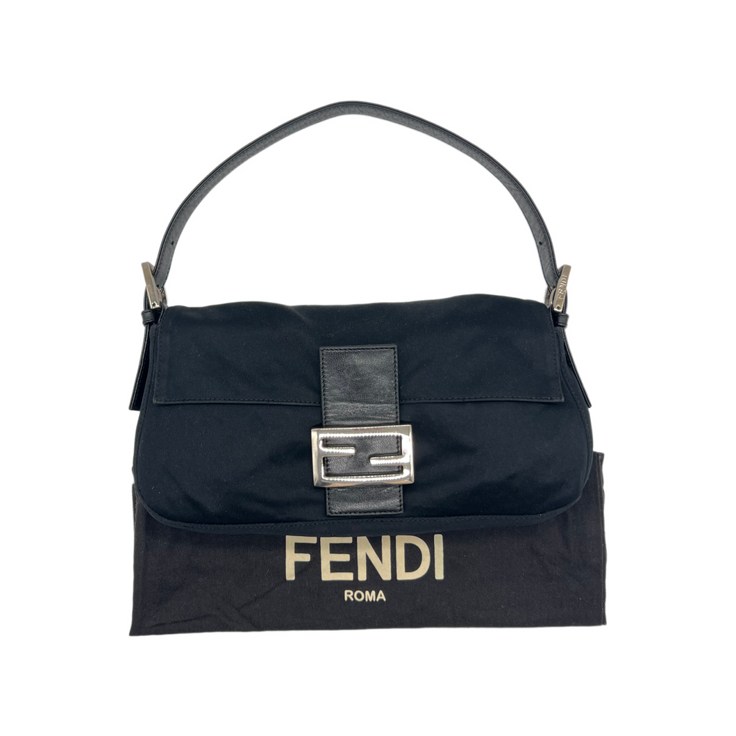 Fendi Canvas Baguette Bag