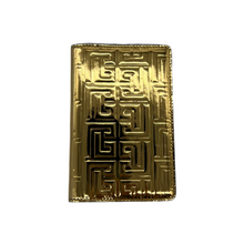 Upload the image to the Gallery viewer, Golden Debossed High-Shine Passport Holder
